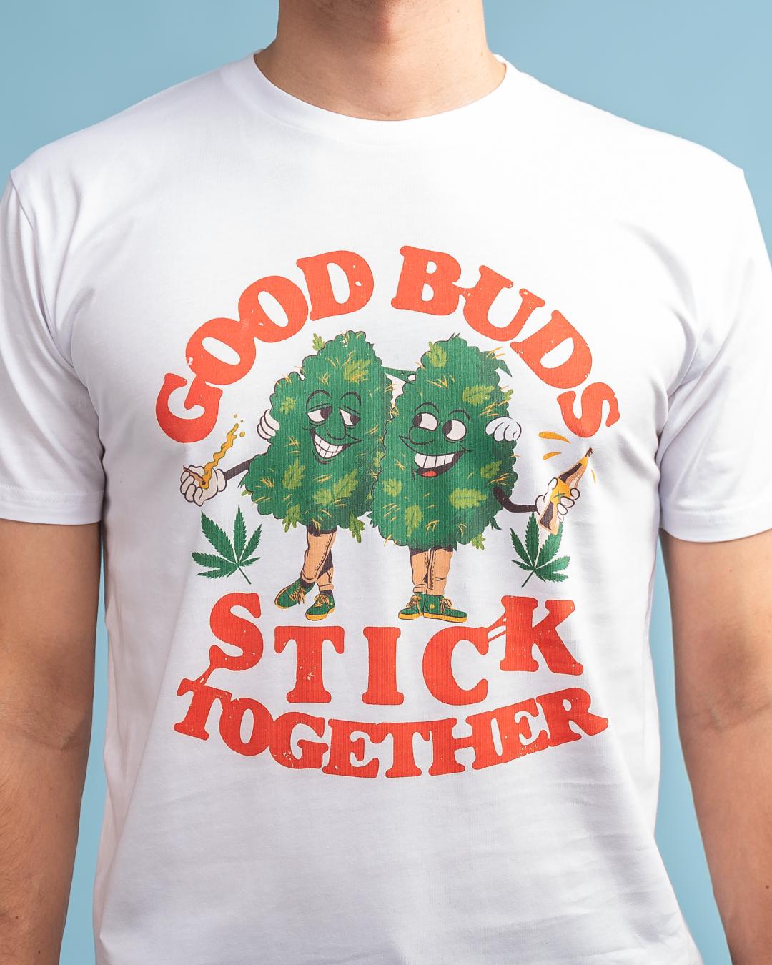 Good Buds T-Shirt Australia Online #colour_white