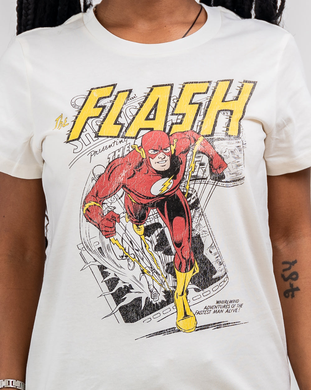 The Flash T-Shirt Australia Online #colour_white