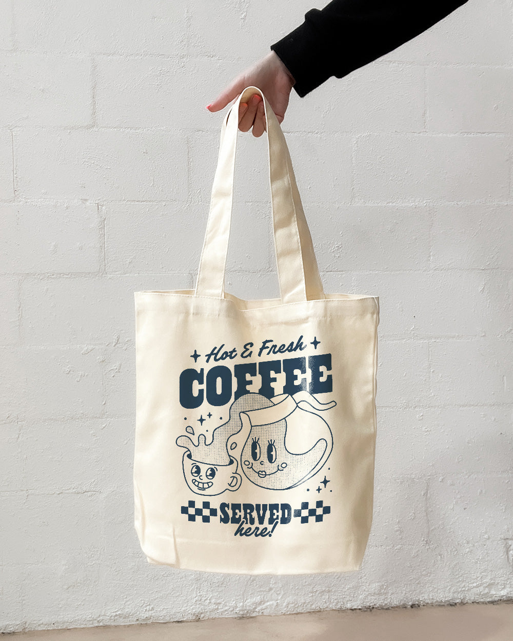 Hot & Fresh Coffee Tote Bag