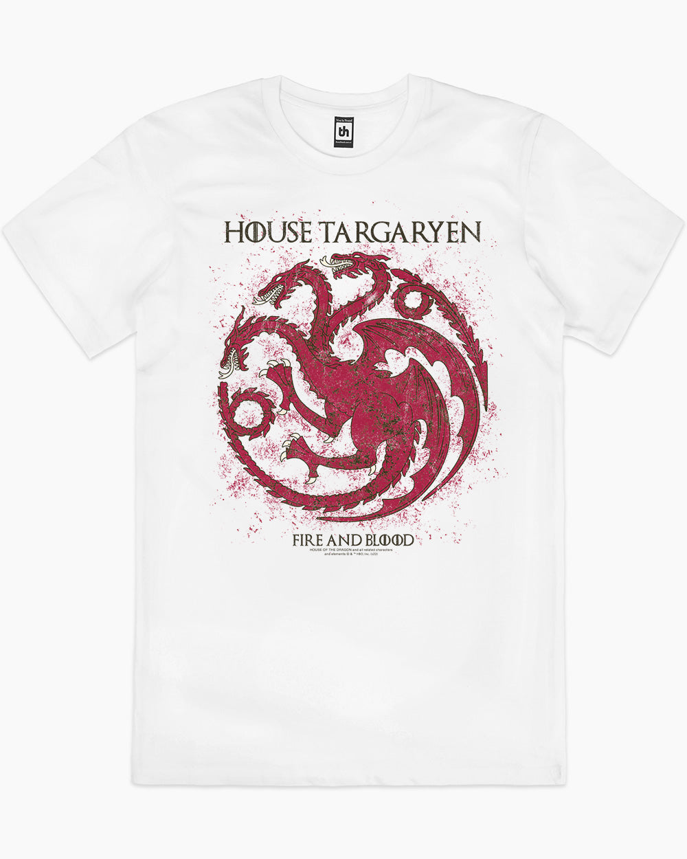 Targaryen Sigil T-Shirt Australia Online #colour_white