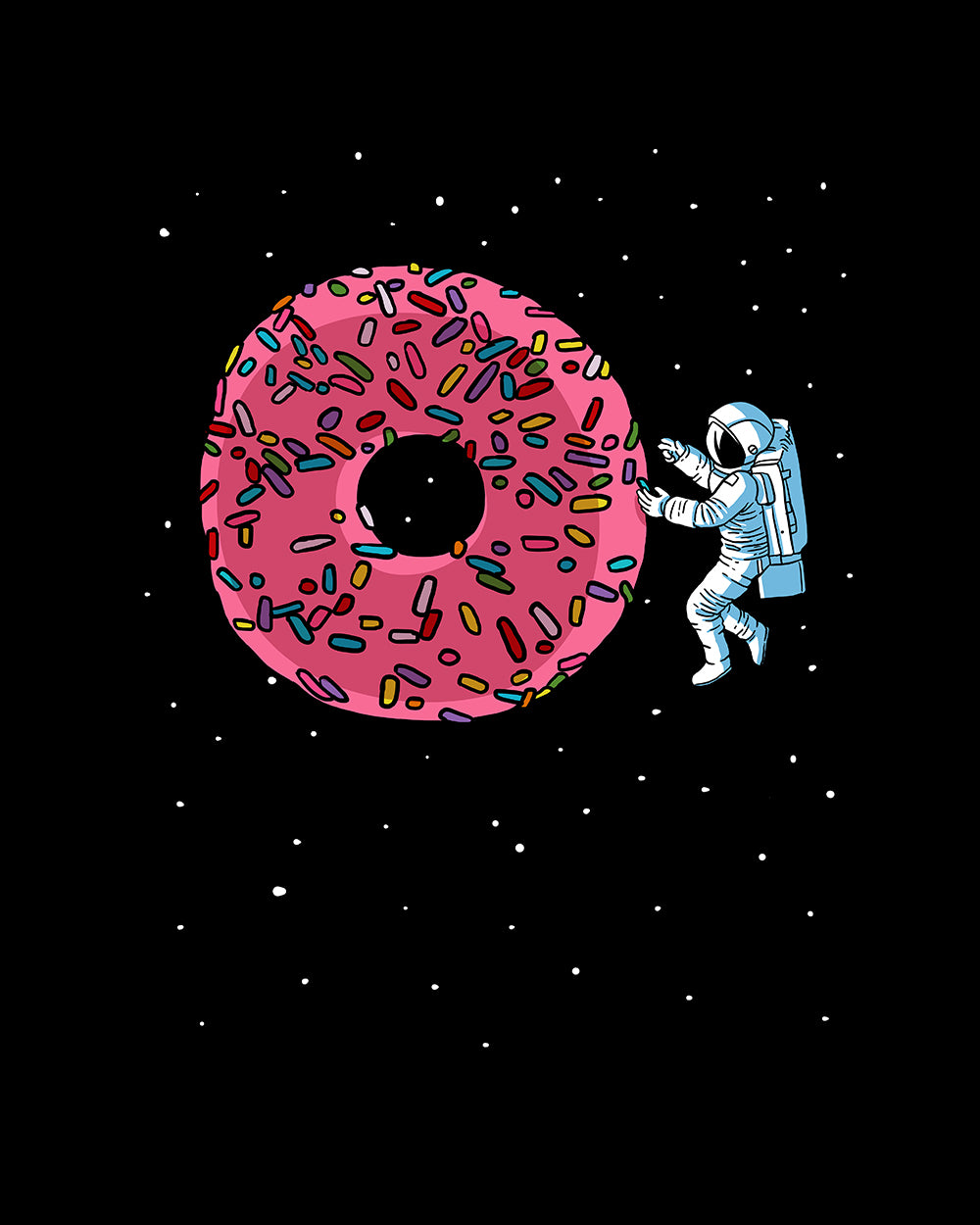 Astronaut Donut T-Shirt