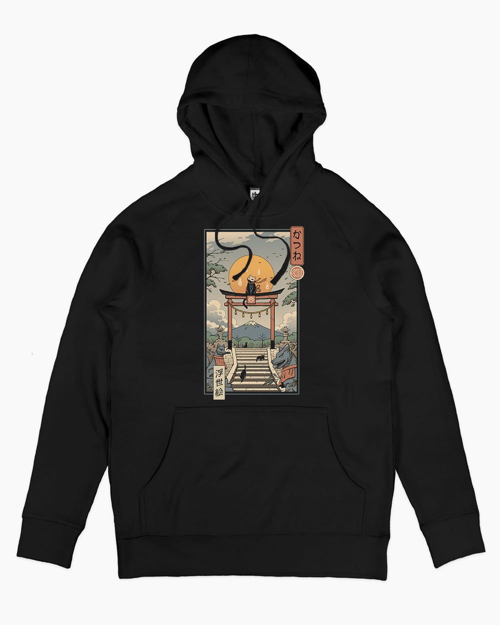 Catsune Inari Hoodie Australia Online #colour_black