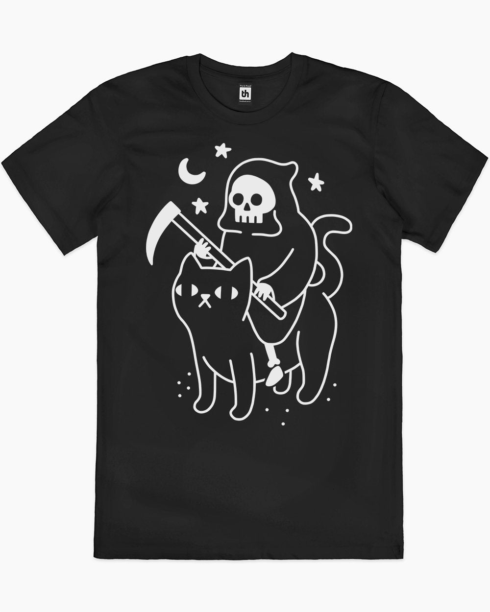 Death Rides a Black Cat T-Shirt