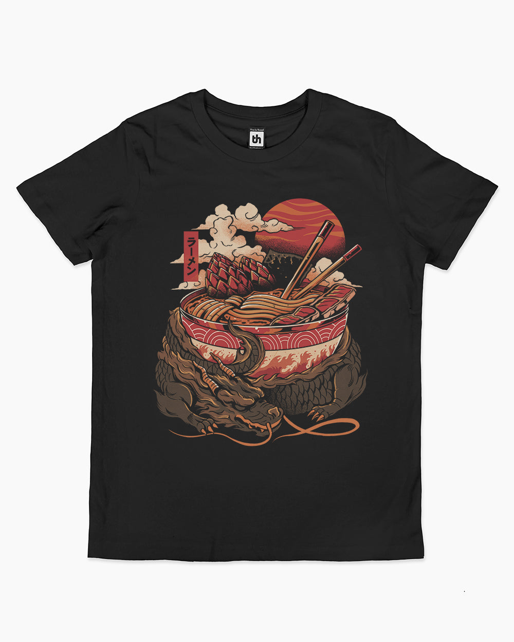 Dragon's Ramen Kids T-Shirt Australia Online #colour_black