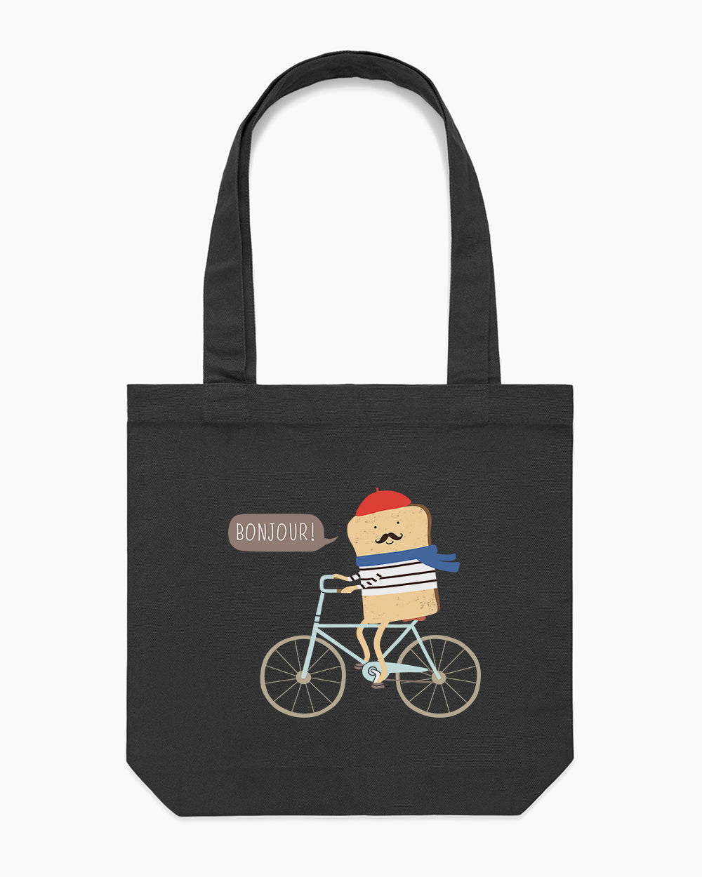 French Toast Tote Bag Australia Online #colour_black