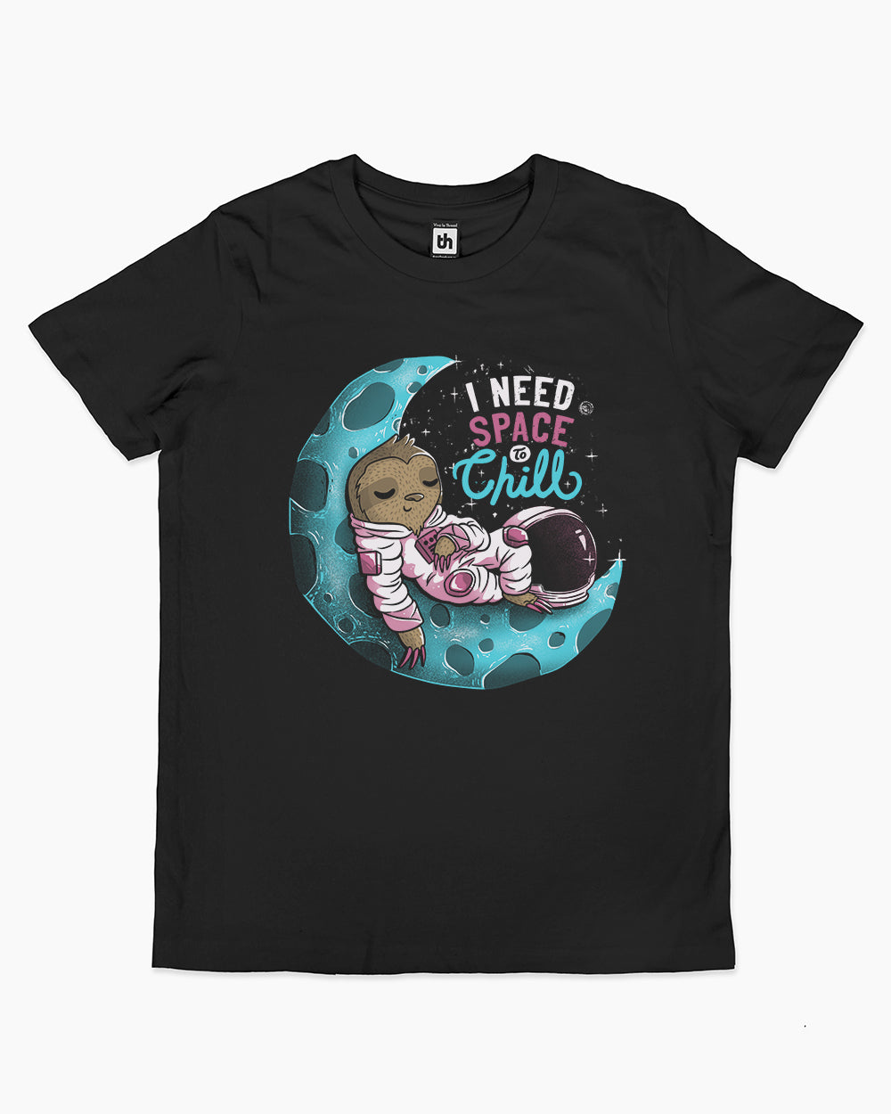 I Need Space to Chill Kids T-Shirt Australia Online #colour_black