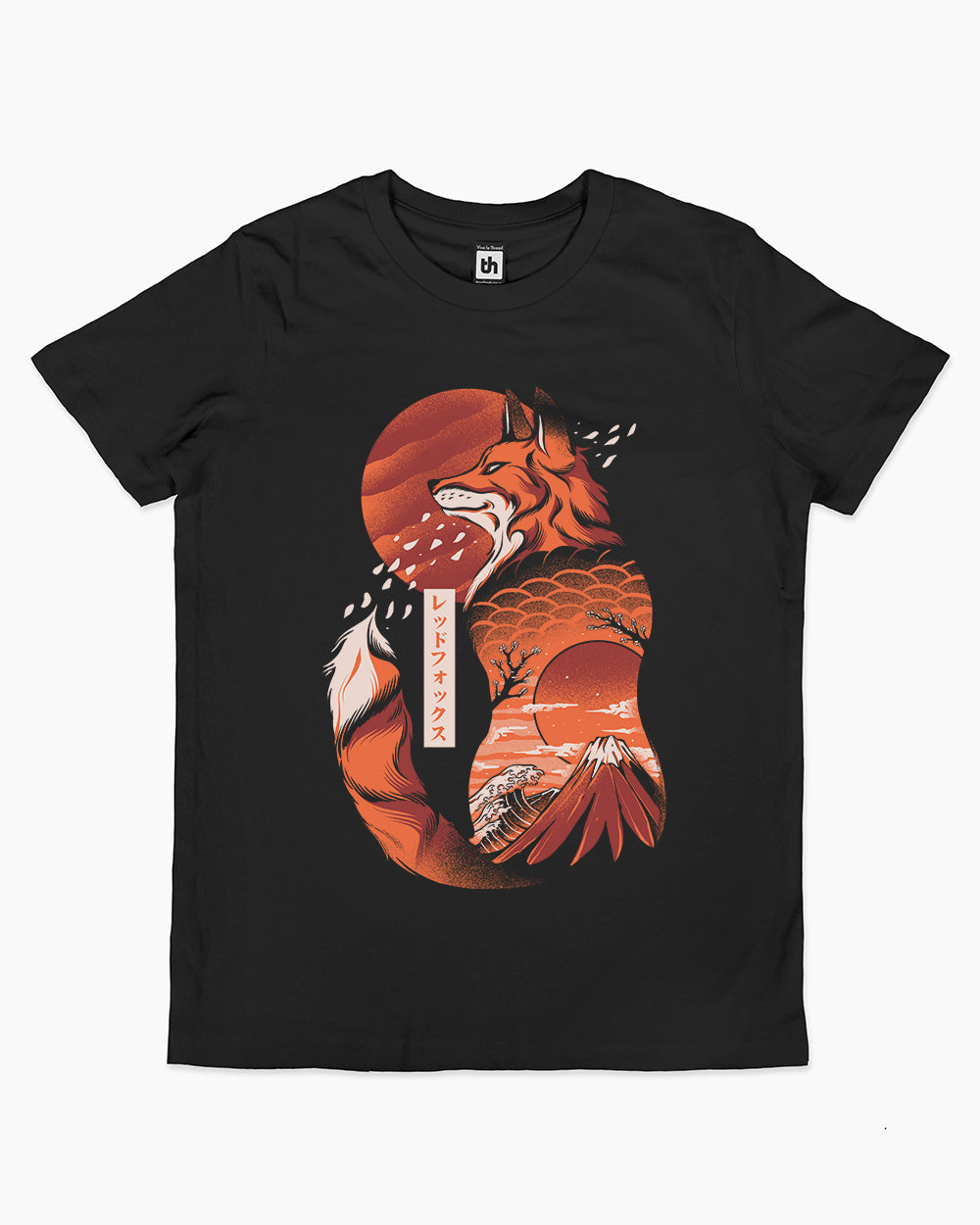 Japanese Fox Kids T-Shirt