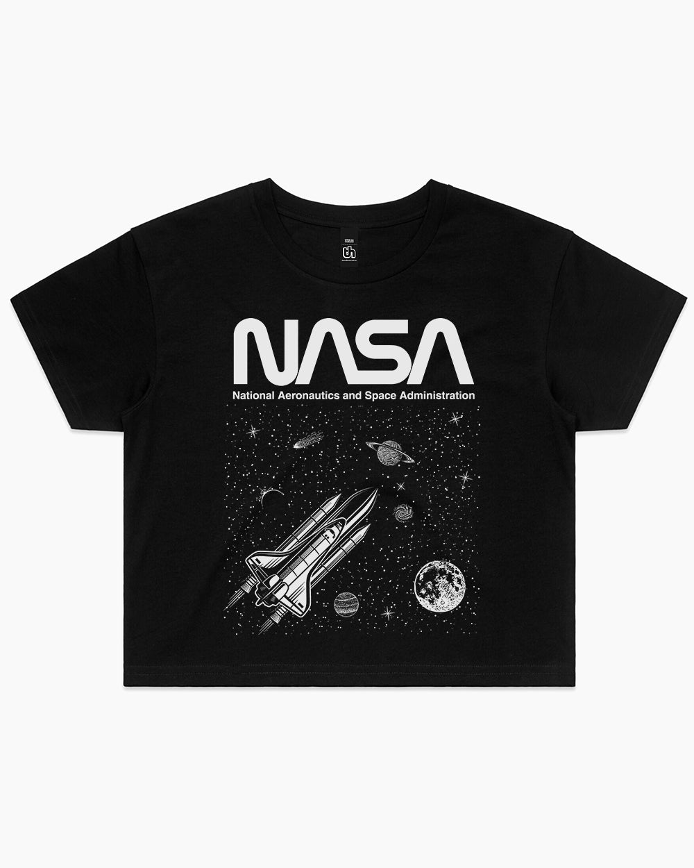 NASA Galaxy Crop Tee