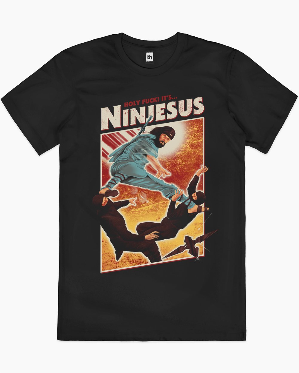 Ninjesus T-Shirt Australia Online #colour_black