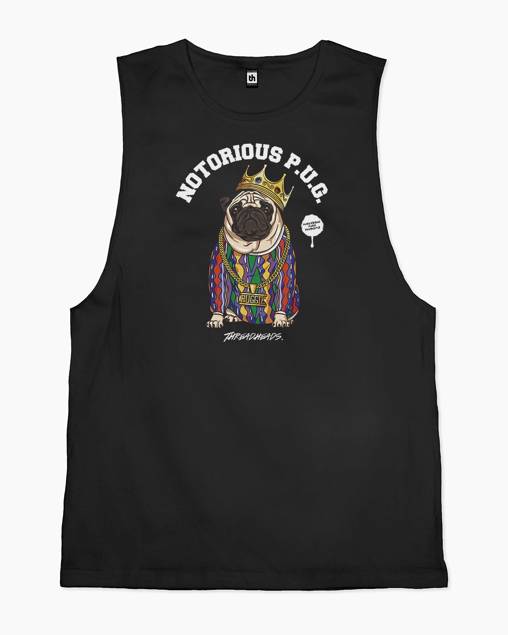 Notorious PUG Tank Australia Online #colour_black