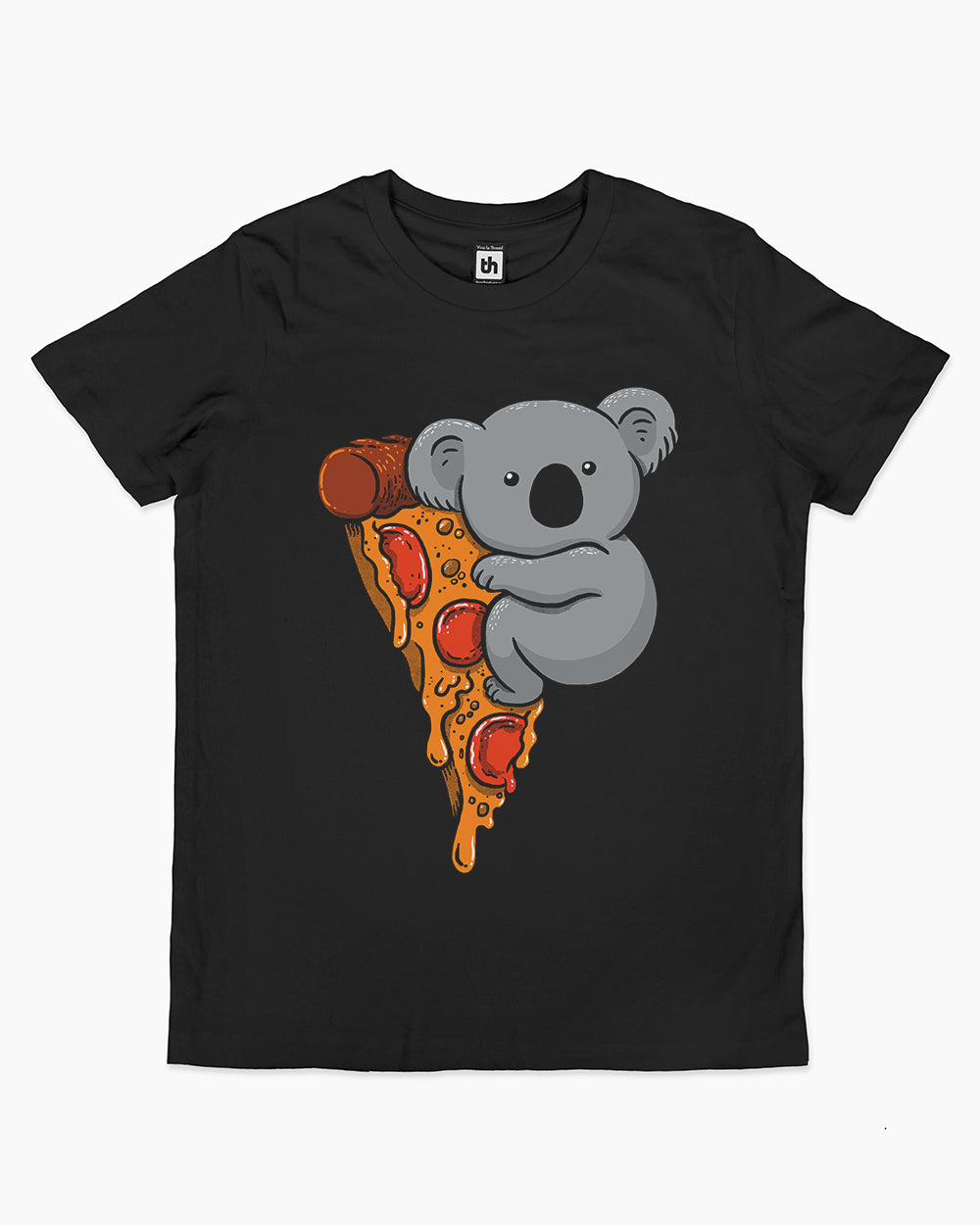 Pizza Koala Kids T-Shirt Australia Online #colour_black