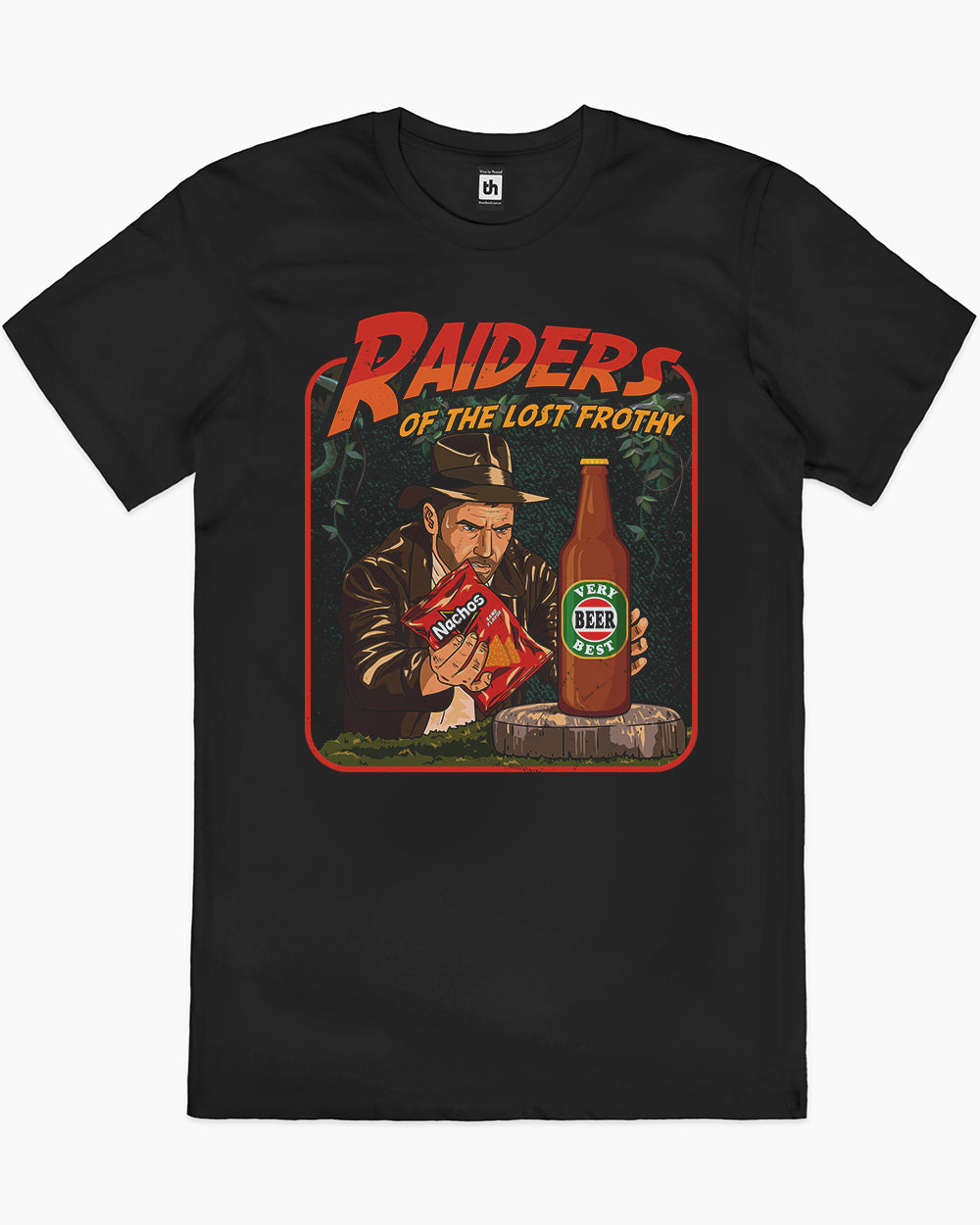 Raiders of the Lost Frothy T-Shirt Australia Online #colour_black