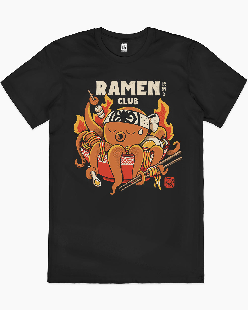 Ramen Club T-Shirt Australia Online #colour_black