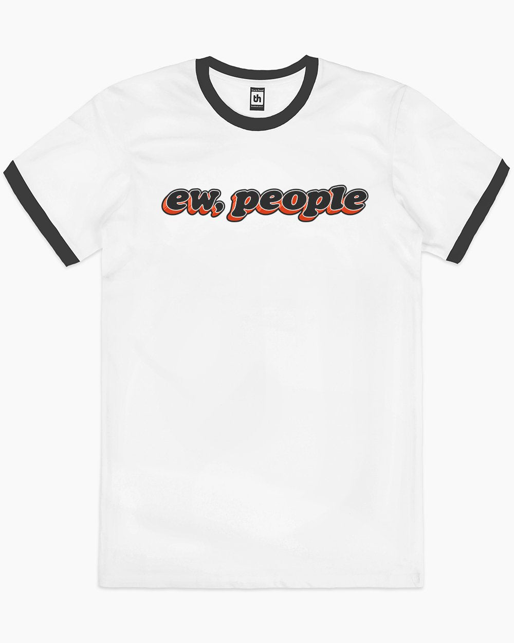 Ew People T-Shirt Australia Online #colour_black ringer