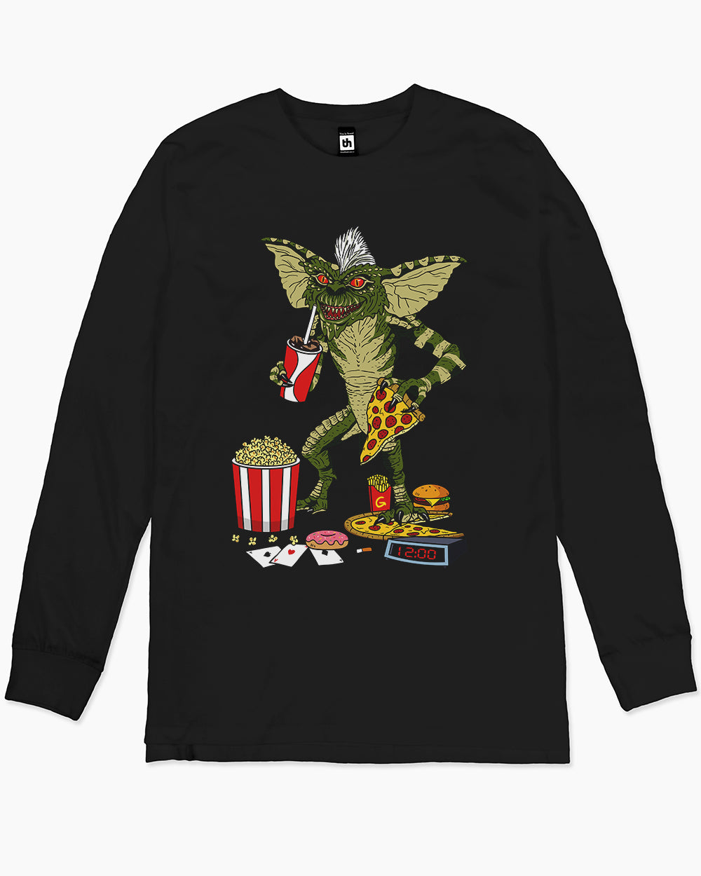 Gremlins Midnight Snack Long Sleeve Australia Online #colour_black