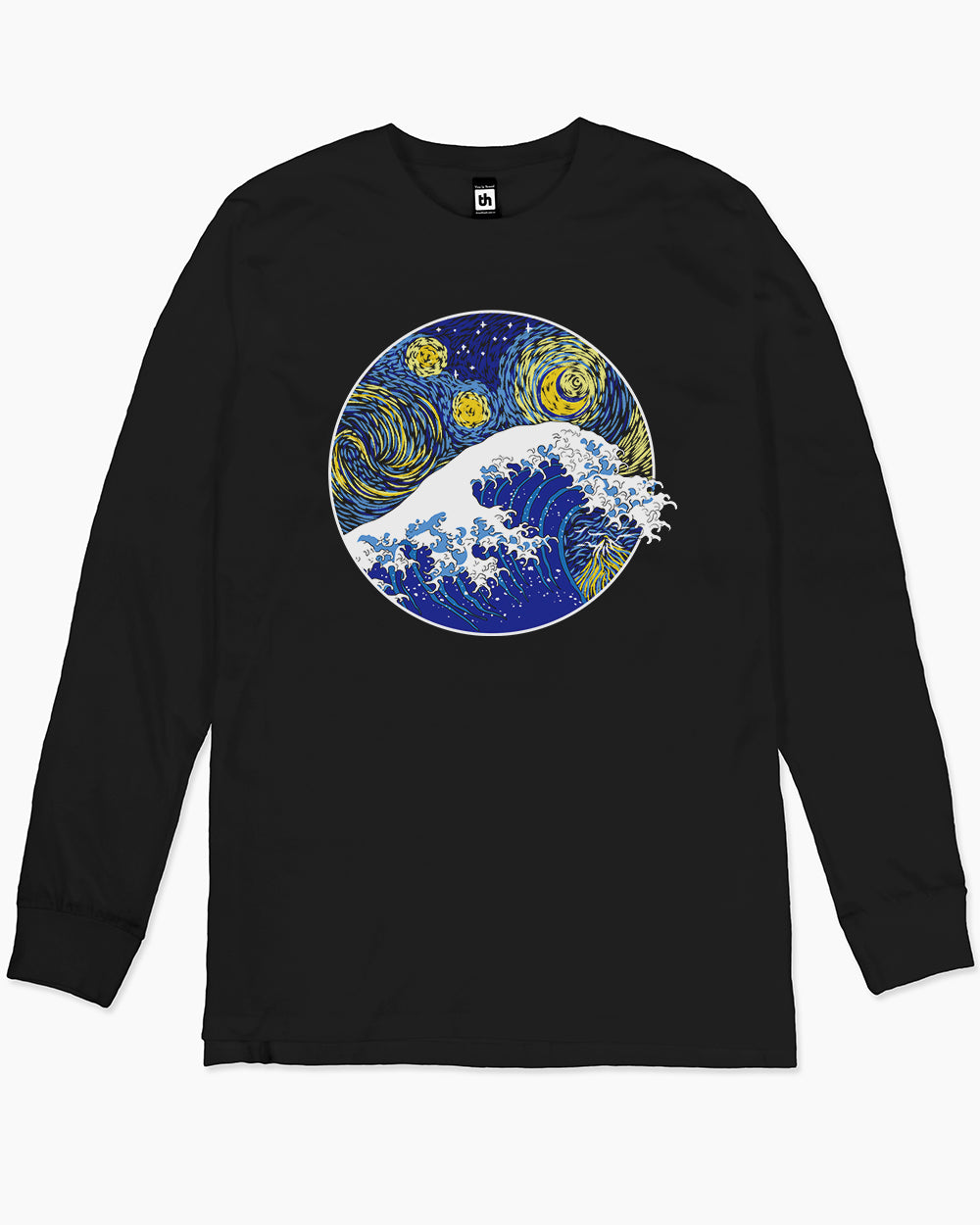 Great Starry Wave Long Sleeve Australia Online #colour_black