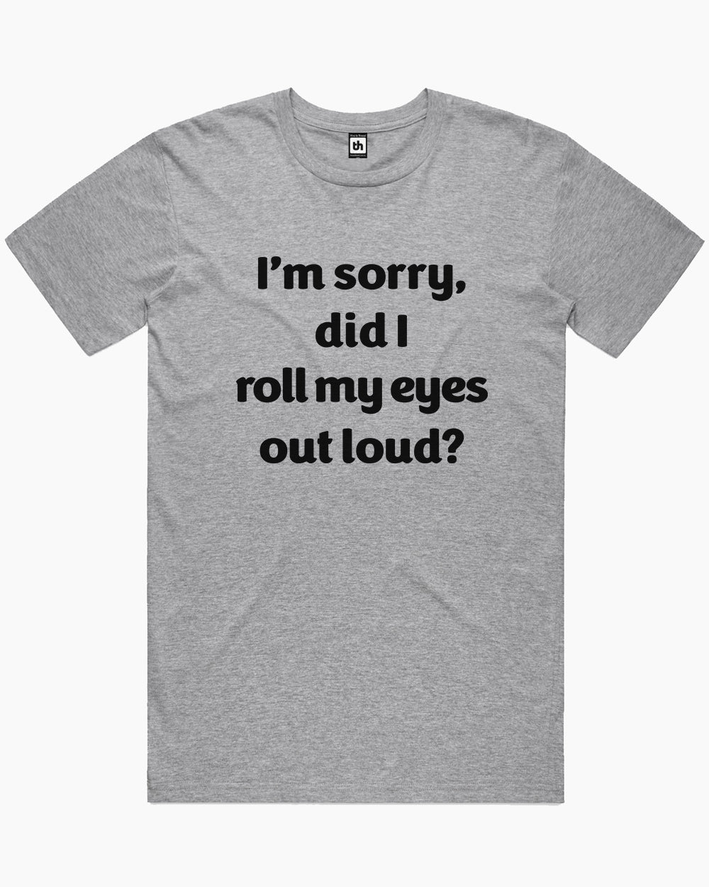 Roll My Eyes T-Shirt Australia Online #colour_grey