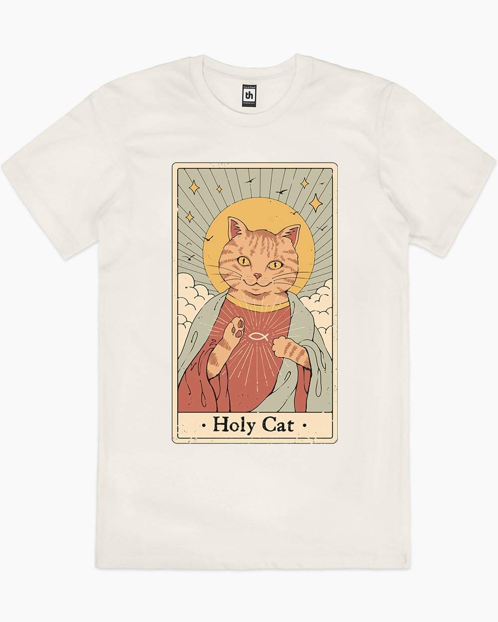 Holy Cat T-Shirt Australia Online #colour_natural