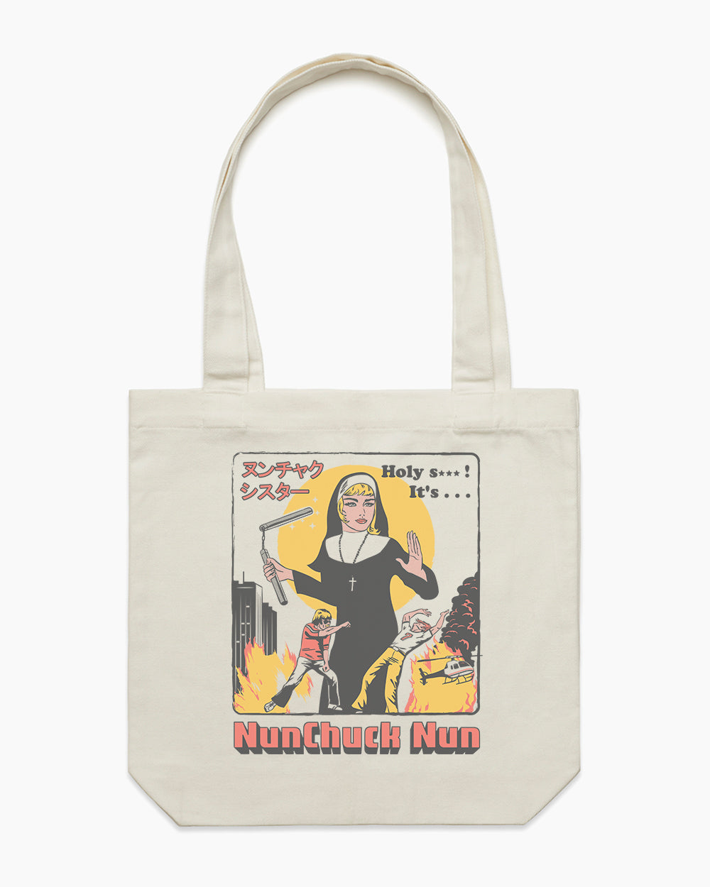 Nunchuck Nun Tote Bag Australia | Threadheads