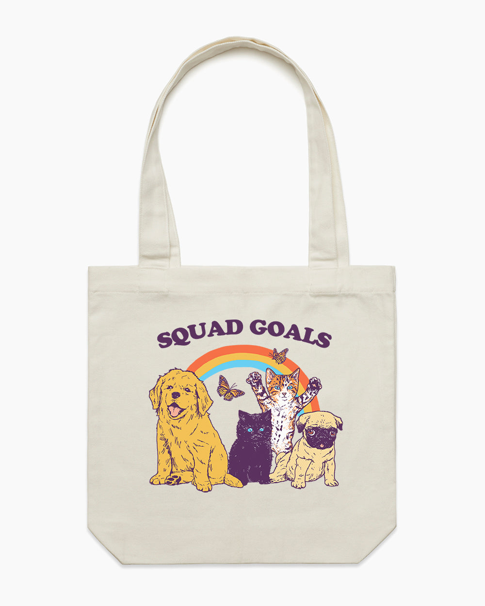 Squad Goals Tote Bag Australia Online #colour_natural