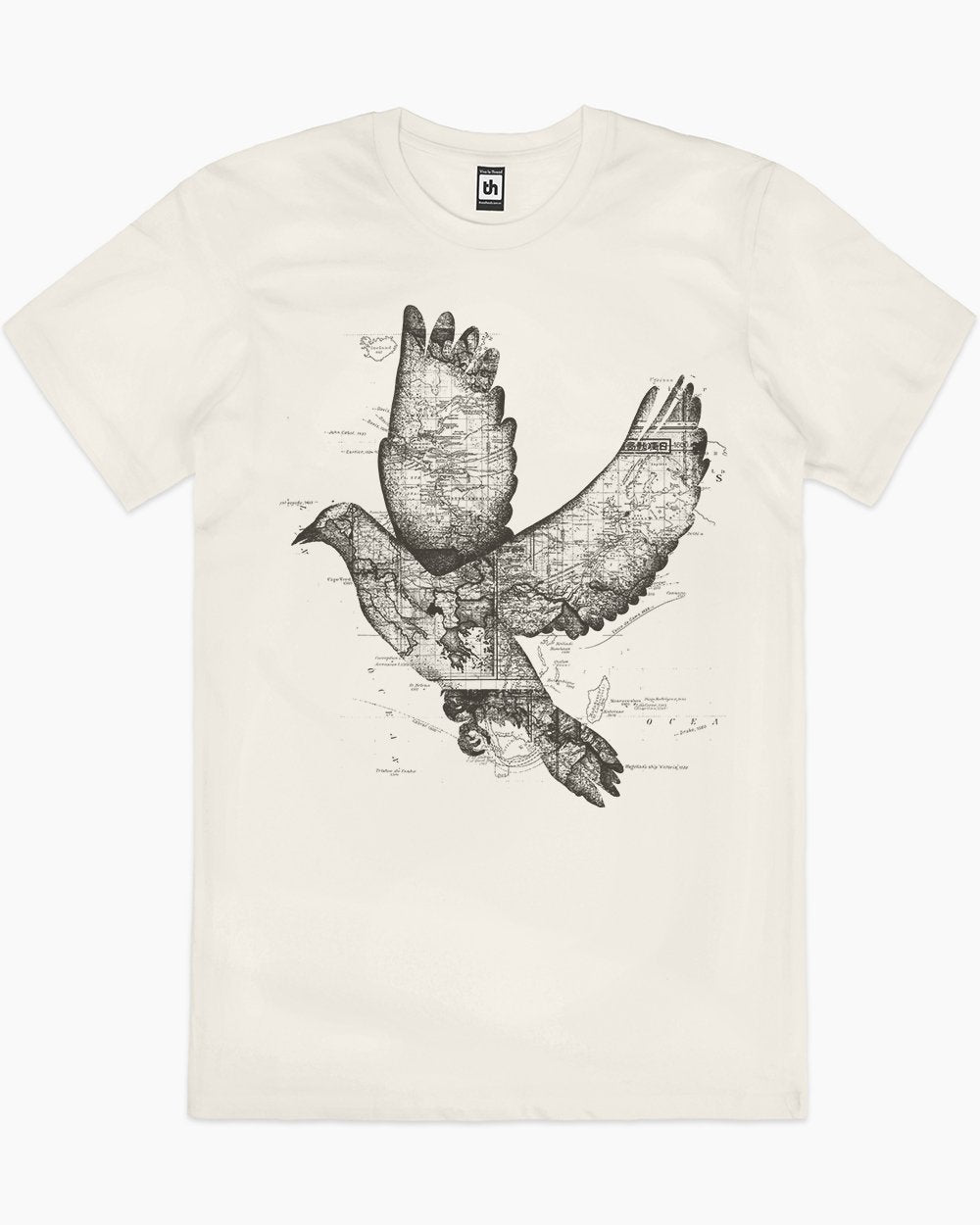 Wanderlust Bird T-Shirt Australia Online #colour_natural