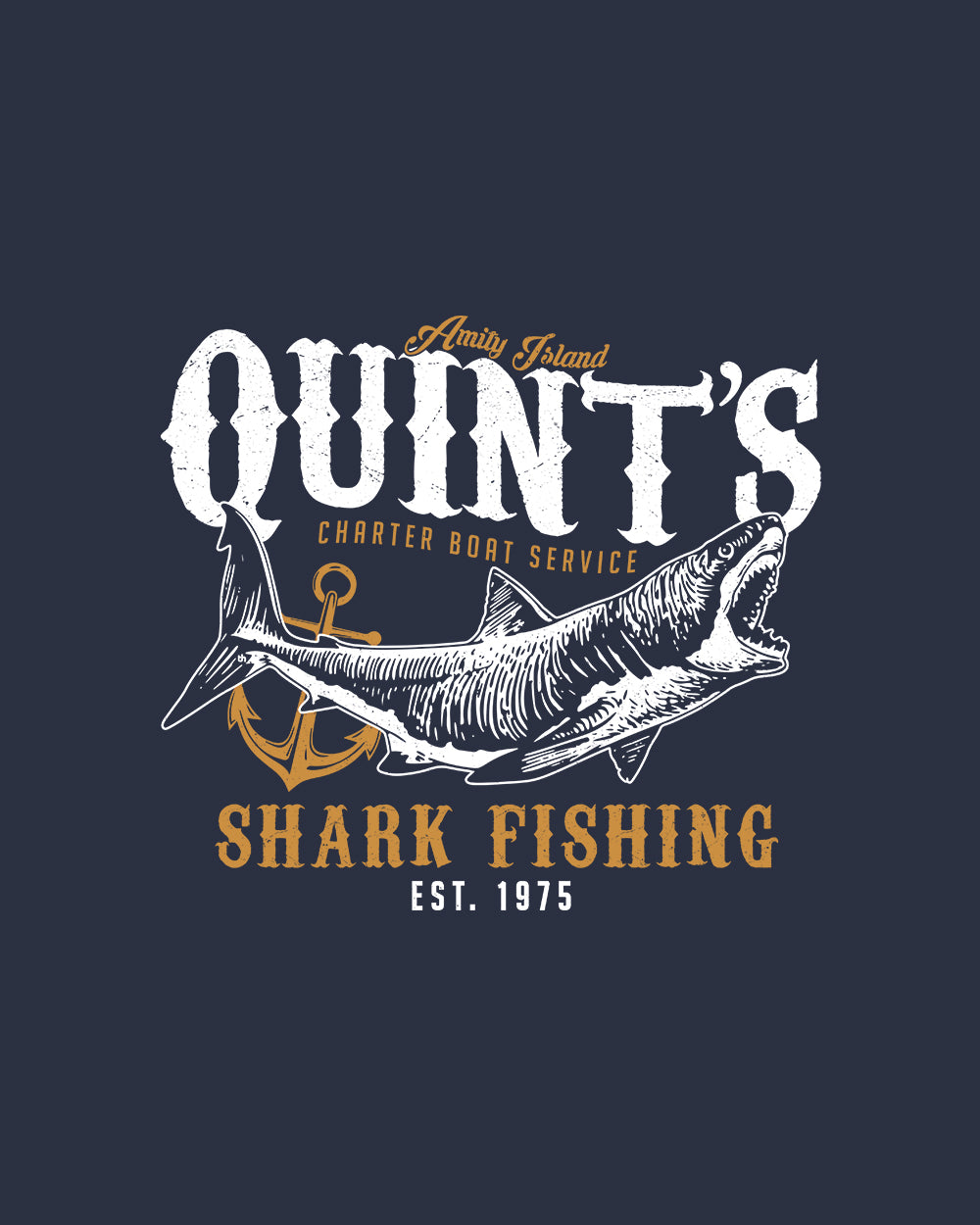 Quint's Shark Fishing Sweater - Premium - Threadheads Originals