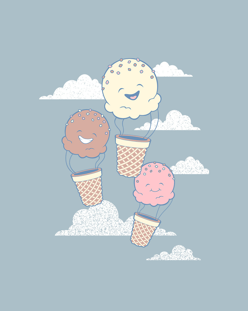 Floatin Scoops Kids T-Shirt