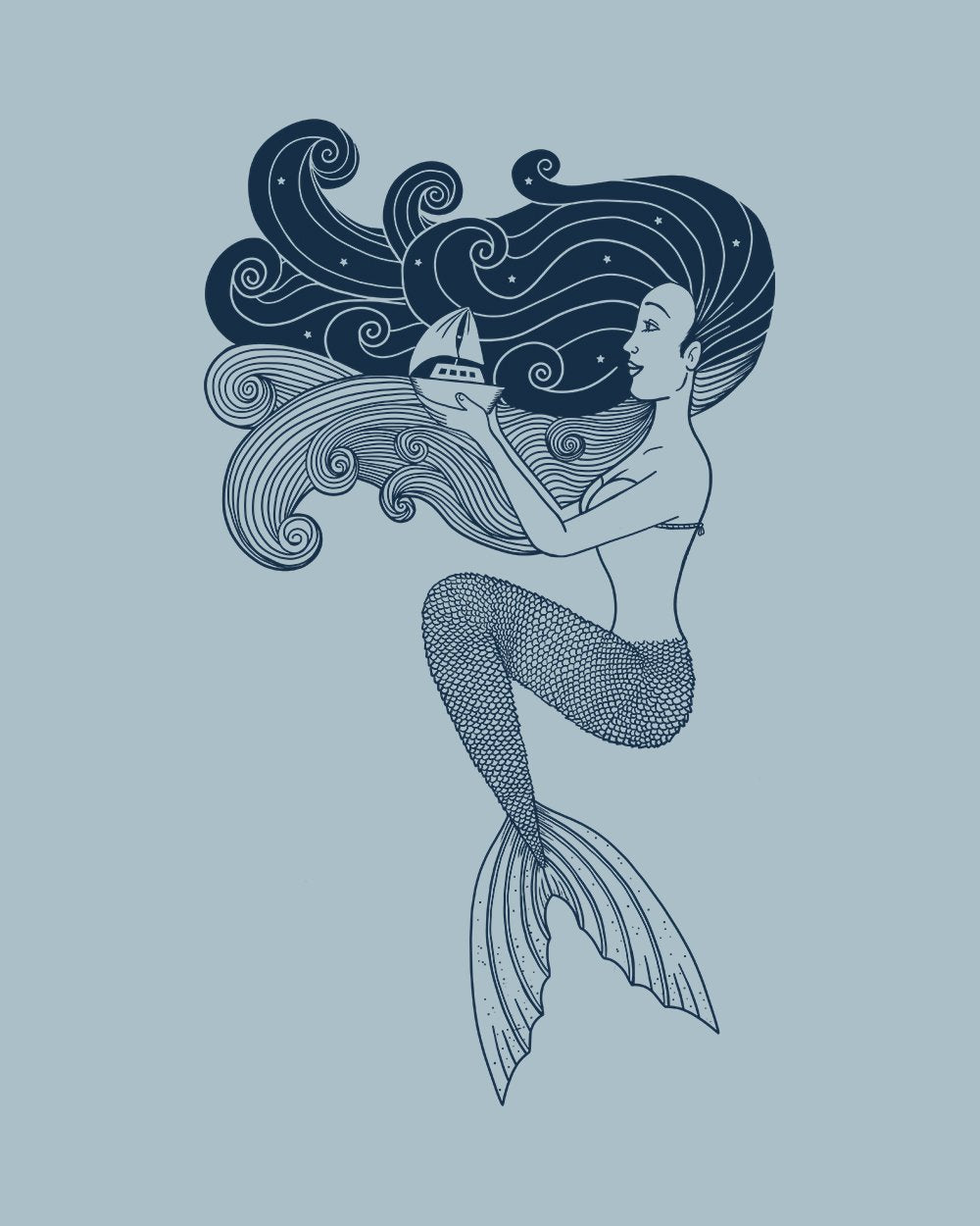 Mermaid Night T-Shirt