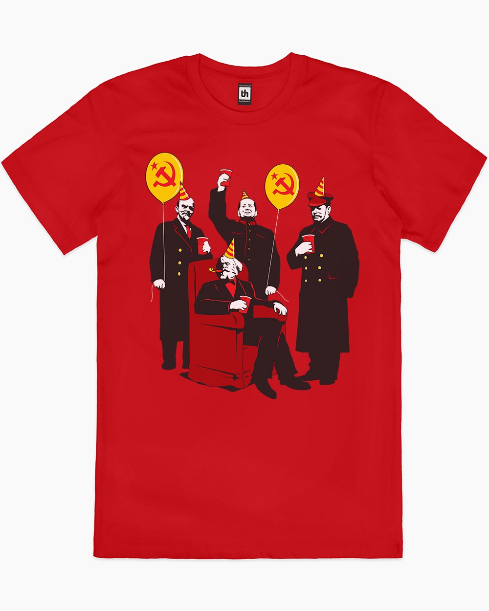 The Communist Party 2: The Communing T-Shirt Australia Online #colour_red