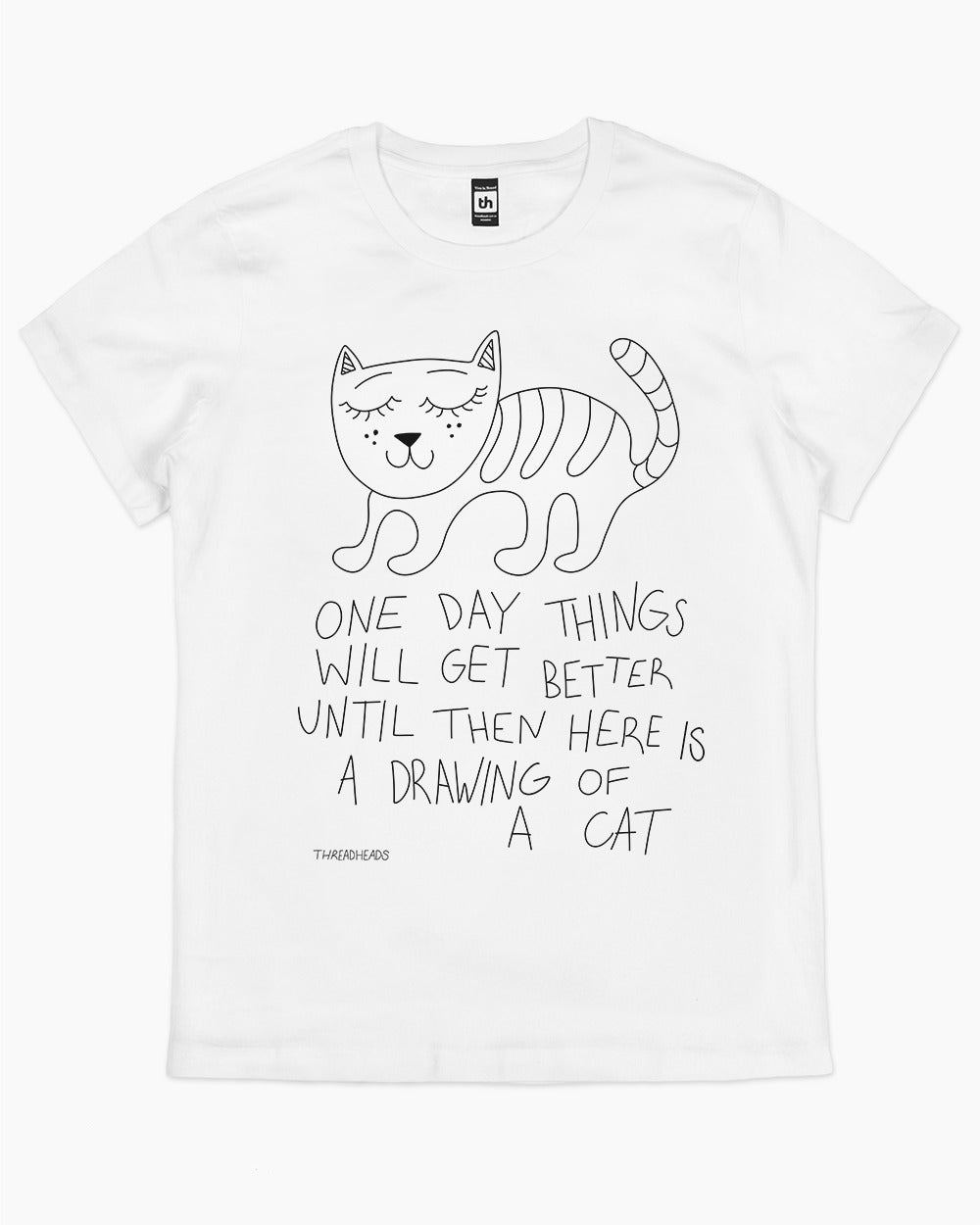 Drawing Of A Cat T-Shirt