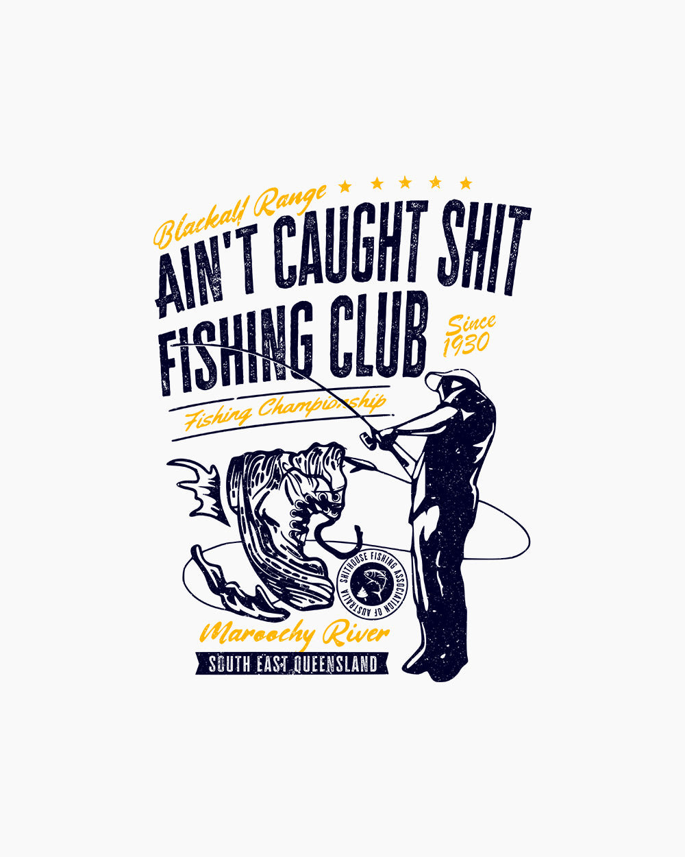 Ain't Caught Shit Fishing Club Tank