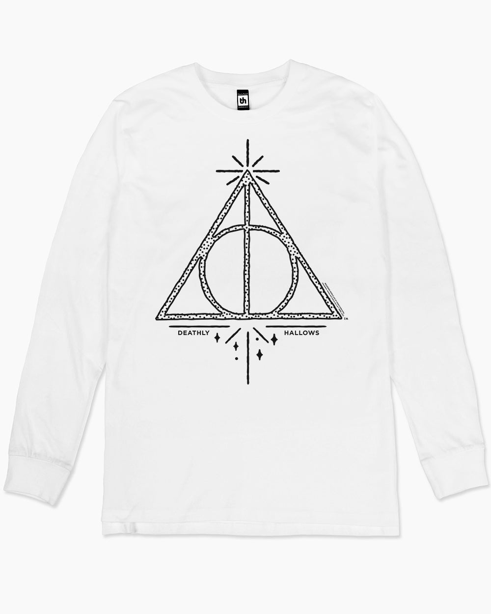 Deathly Hallows Logo Long Sleeve Australia Online #colour_white