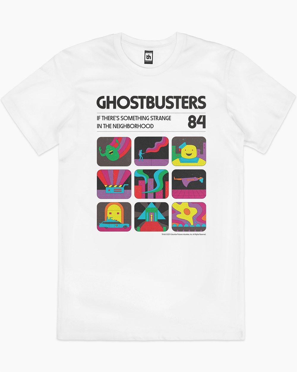 Ghostbusters ‘84 Vibes T-Shirt Australia Online #colour_white