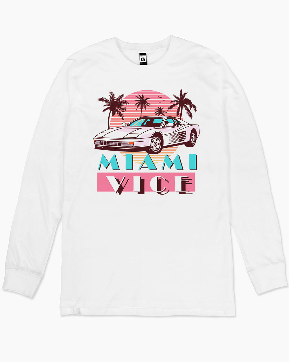 Miami Vice Long Sleeve Australia Online #colour_white