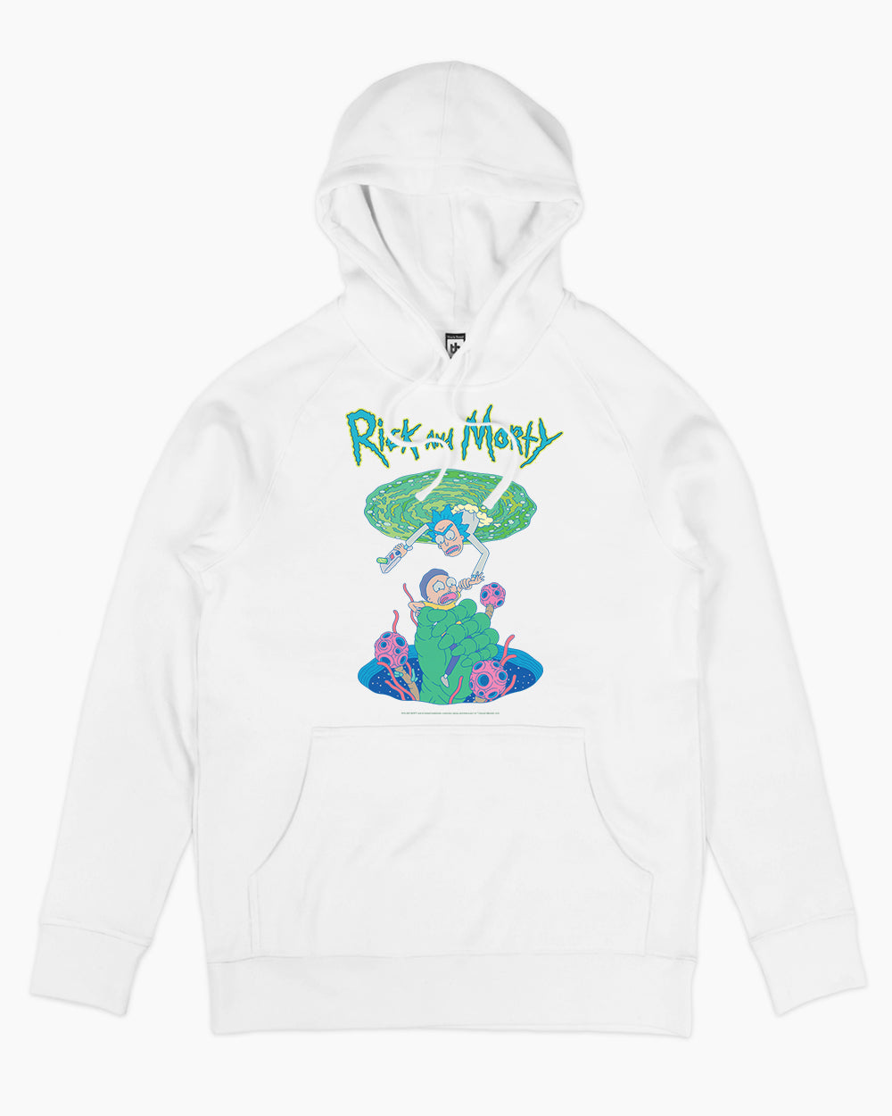 Rick and Morty Portal Hoodie Australia Online #colour_white