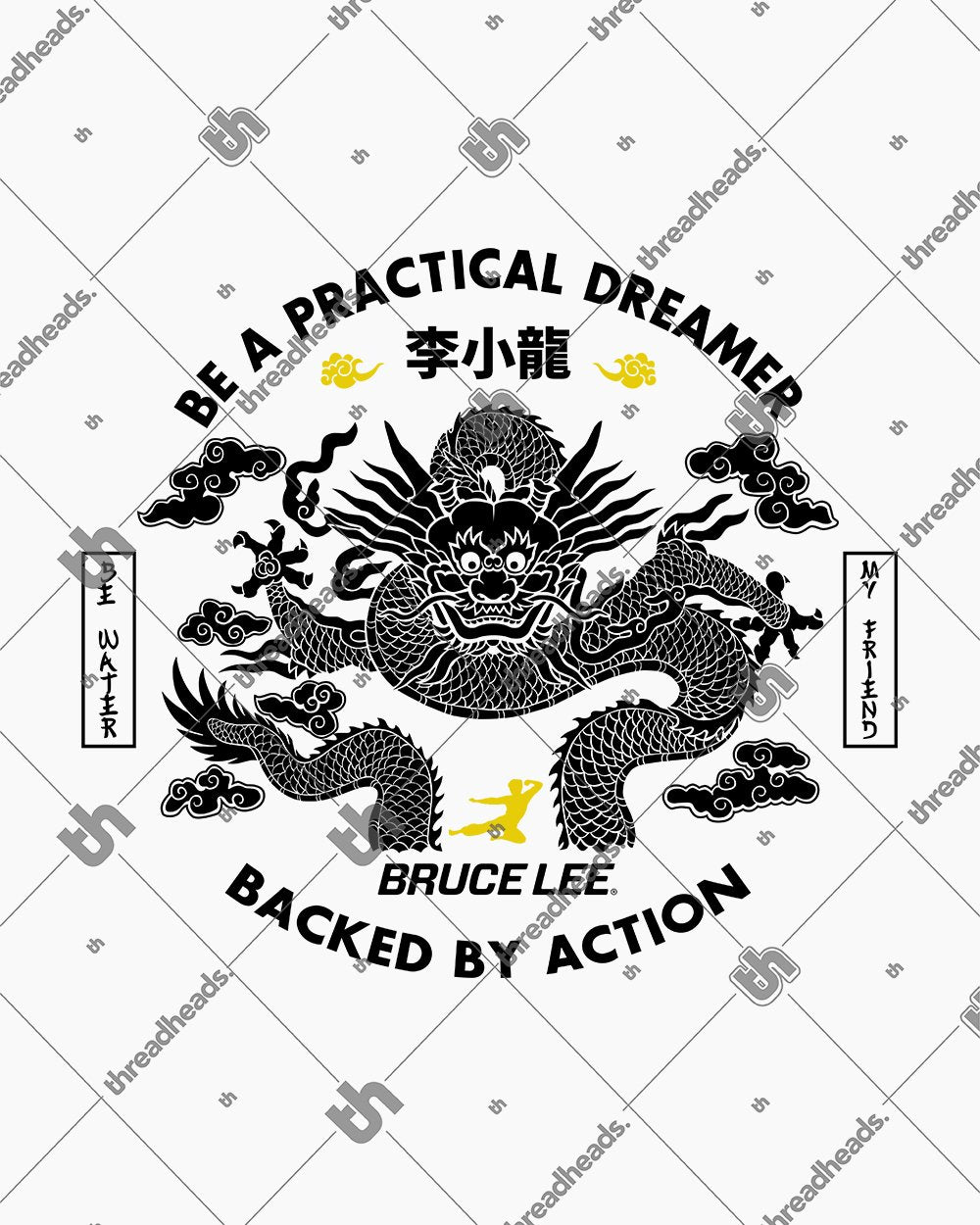 The Dragon 80th T-Shirt - Premium - Bruce Lee x Threadheads