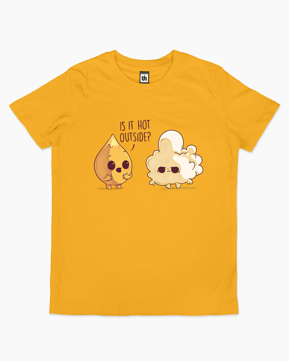 Hot Outside Kids T-Shirt Australia Online #colour_yellow