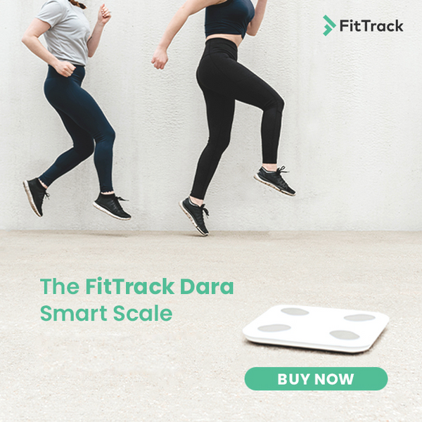 Fittrack Dara Smart Body BMI Digital Scale -Black - health and