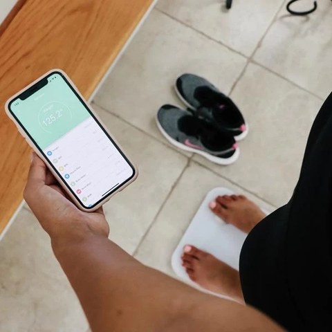 standing on fittrack scale