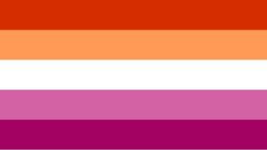 Bandiera lesbica LGBT inclusiva