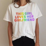 T shirt LGBT véritable amour lesbien
