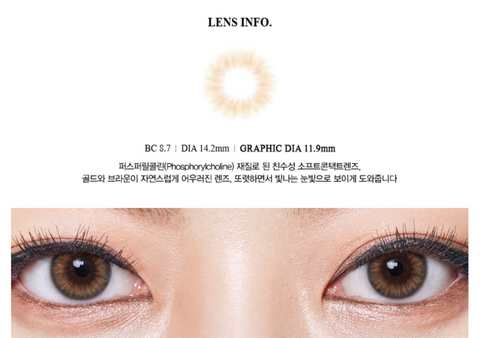 OLens Spanish One Day Brown Colored Contact Lens Daily Wear