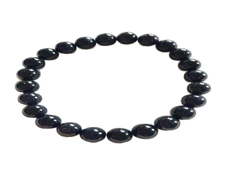 Blue Gold Stone Bracelet 8Mm American Bead Corp