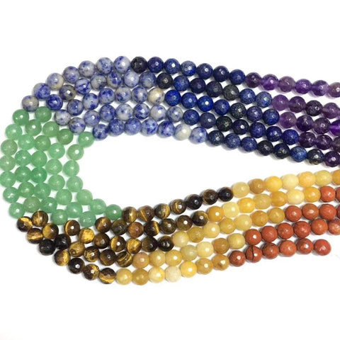 5-9mm Serpentine Faceted Rondelle Beads 16 inch 93 pieces
