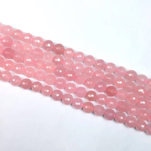 Mermaid Beads Synthetic Moonstone 8mm Pink (Approx. 24 beads/strand)