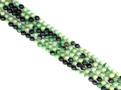 Green Grass Jade Round Beads 4Mm - American Bead Corp