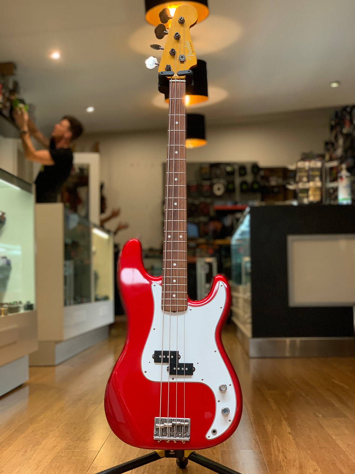 candy apple red p bass