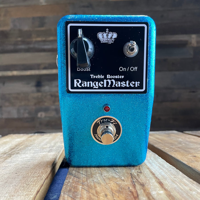 Tru-fi Rangemaster Treble Booster Sparkle Blue — Pedal Empire