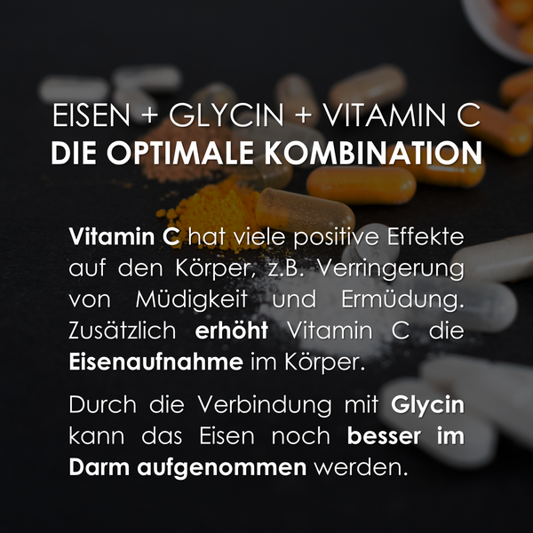 Eisen + Glycin + Vitamin C