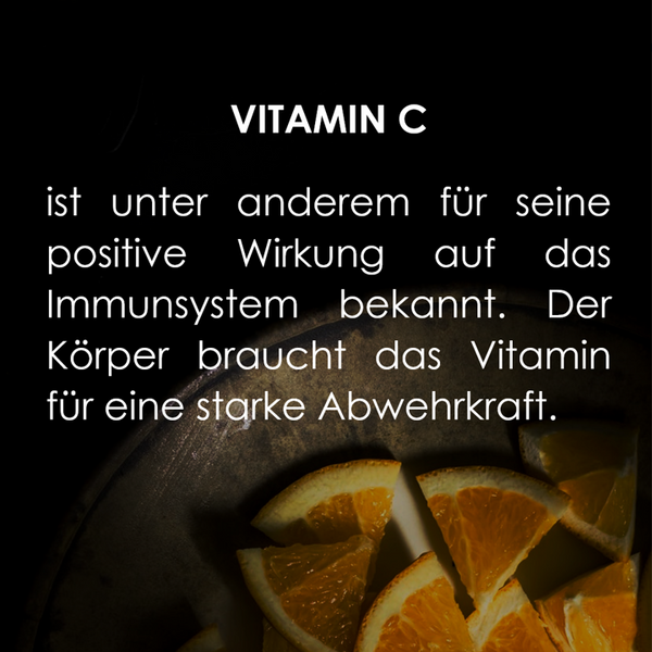 Vitamin C - Stärkung des Immunsystems